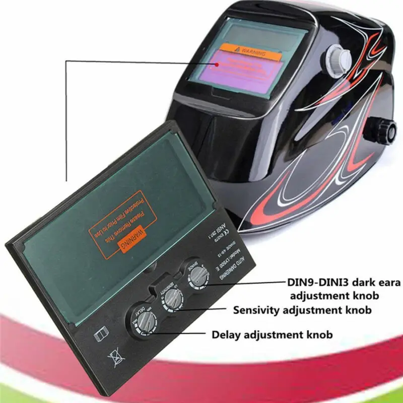 Auto Darkening Welding Helmet Lens Eyes Protector Welder Cap Screen Welding Work Shield Screen Welding Machine Tool
Auto Darkening Welding Helmet Lens Eyes Protector Welder Cap Screen Welding Work Shield Screen Welding Machine Tool