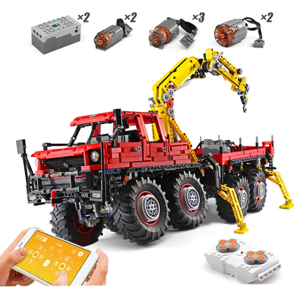 3068 PCS Technical RC Engineering Vehicle Truck Model Bricks Car Building Blocks App Program Remote Control Toys Kids Boys Gifts
3068 PCS Technical RC Engineering Vehicle Truck Model Bricks Car Building Blocks App Program Remote Control Toys Kids Boys Gifts