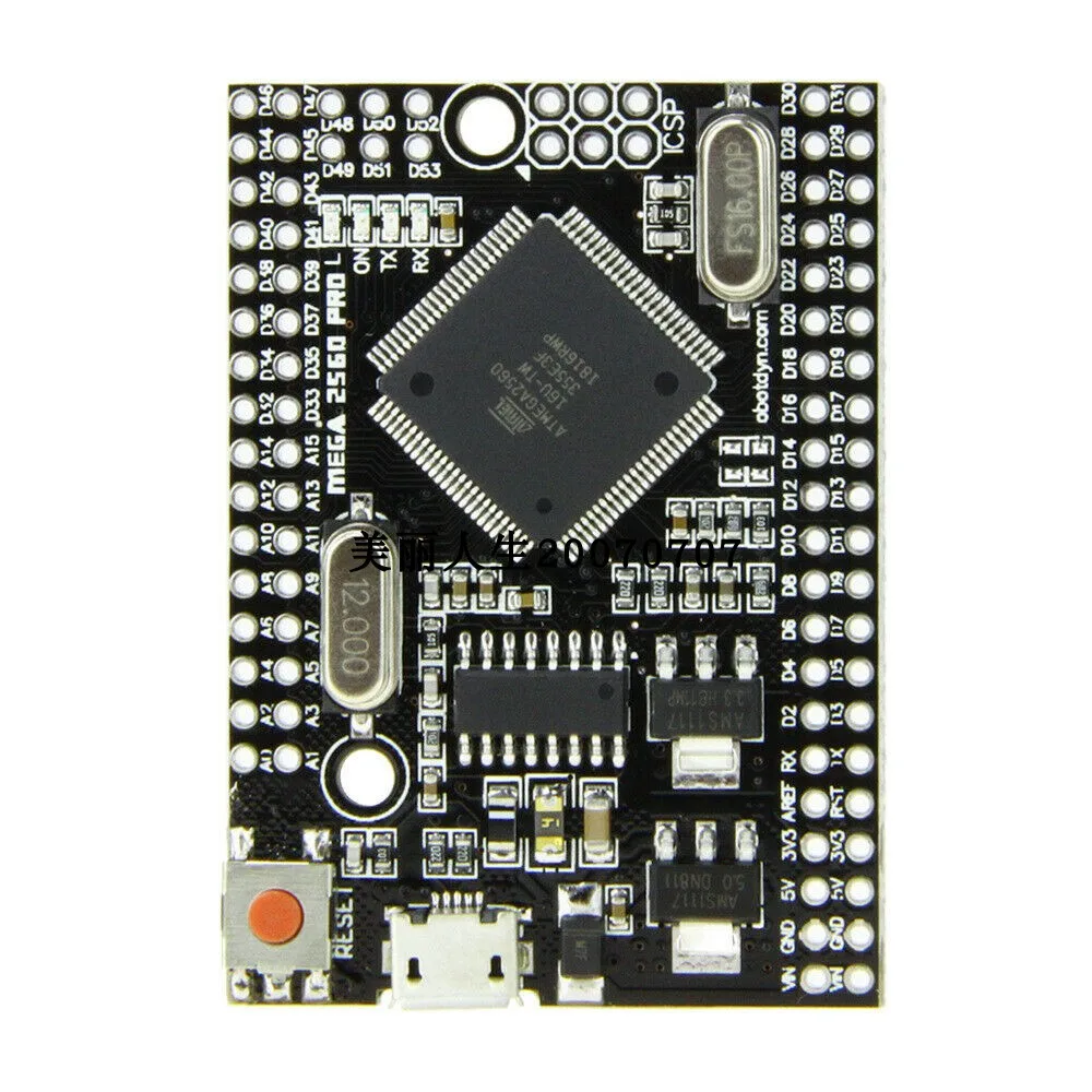 Mega2560 Pro ATmega2560-16AU USB Improved Version Intelligent Electronic Development Board
Mega2560 Pro ATmega2560-16AU USB Improved Version Intelligent Electronic Development Board