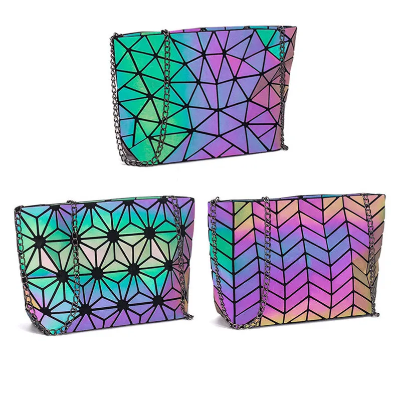 AMIQI Wholesale Women Fashion Evening Geometric Flash Reflective Rhombus Luminous Clutch Bag Handbag Chain Shoulder Sling Bag
AMIQI Wholesale Women Fashion Evening Geometric Flash Reflective Rhombus Luminous Clutch Bag Handbag Chain Shoulder Sling Bag