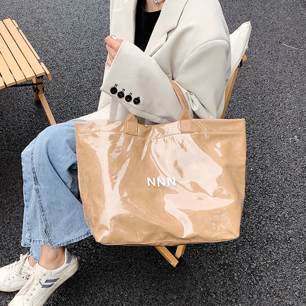 High Capacity PU Leather Transparent Bags For Women 2021 Composite Tote Bags Ladies Travel Shoulder Bags Female Simple Handbags
High Capacity PU Leather Transparent Bags For Women 2021 Composite Tote Bags Ladies Travel Shoulder Bags Female Simple Handbags