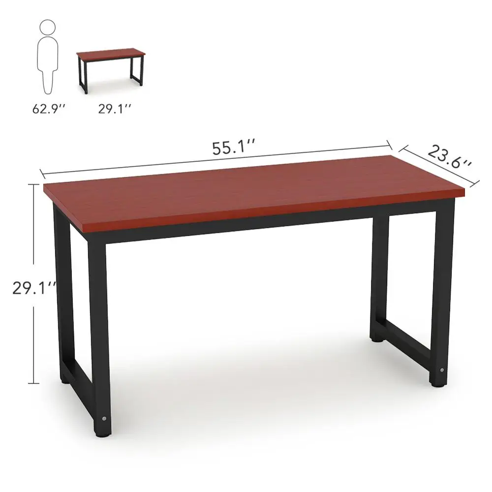Tribesigns Computer Desk, 55" Large Office Desk Computer Table Study Writing Desk for Home Office
Tribesigns Computer Desk, 55" Large Office Desk Computer Table Study Writing Desk for Home Office