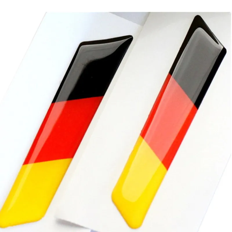 2 шт. 3D Флаг Германии значок эмблема подъемный ключ ручка сиденье вставка