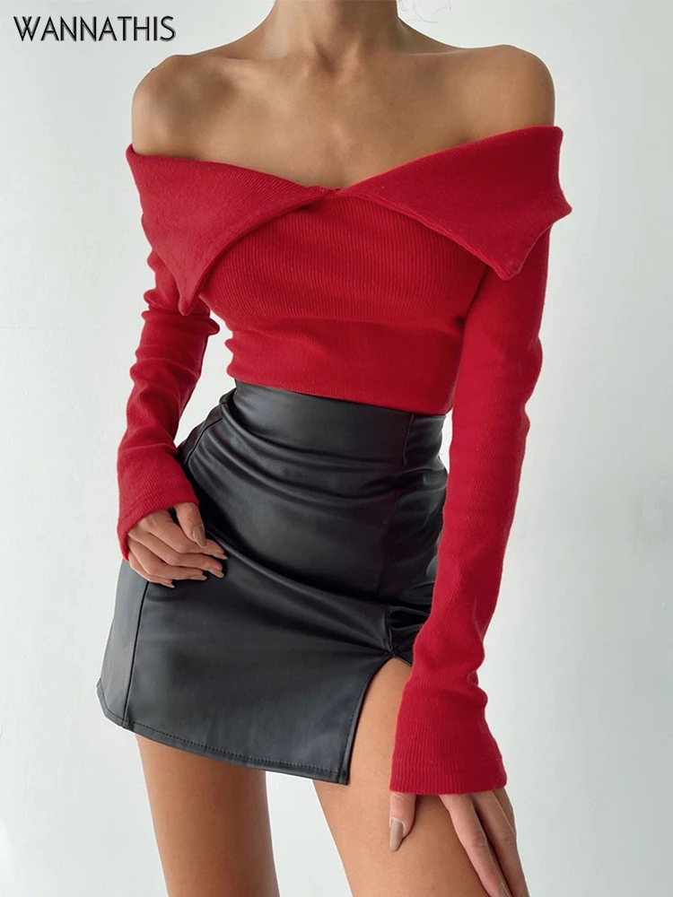 WannaThis Ribbing Off Shoulder Women Top Casual Sexy Long Sleeve Skinny Fold Autumn 2021 Streetwear Korean Fashion Female Tees
WannaThis Ribbing Off Shoulder Women Top Casual Sexy Long Sleeve Skinny Fold Autumn 2021 Streetwear Korean Fashion Female Tees