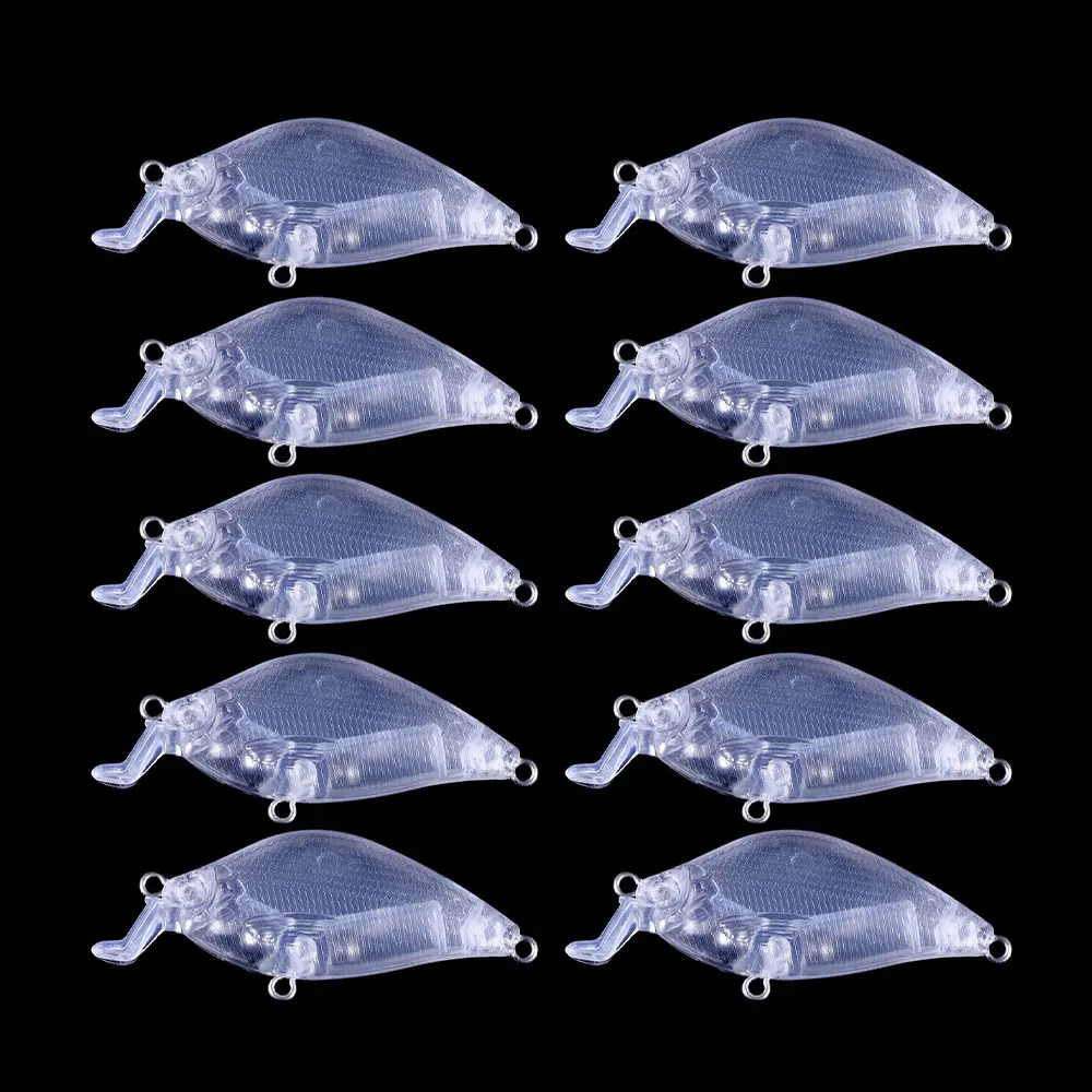 100pcs Unpainted Bait Fishing Lure Blank Body DIY Fishing Crankbait Swimbait 6.5cm 7.5g
100pcs Unpainted Bait Fishing Lure Blank Body DIY Fishing Crankbait Swimbait 6.5cm 7.5g