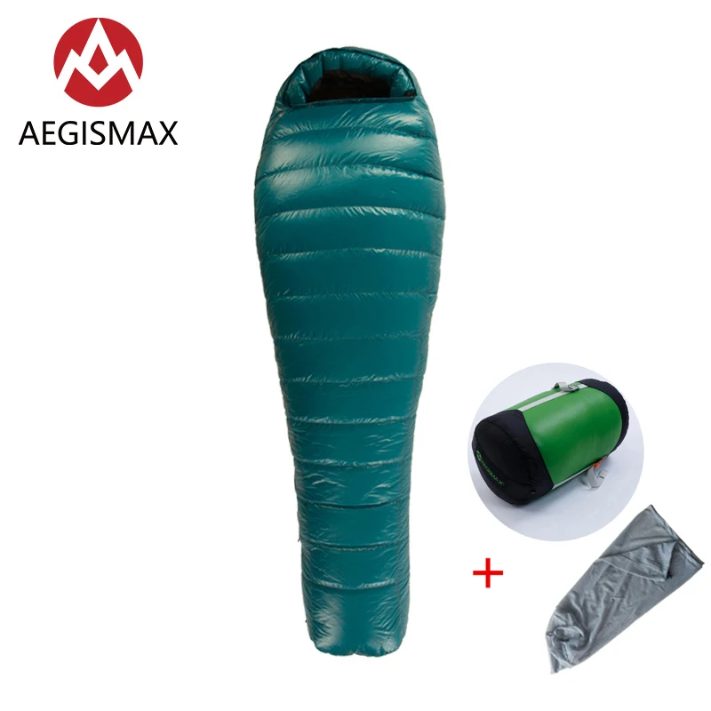 AEGISMAX 0℃ Hooded Down Sleeping Bags Mummy 800FP Ultralight with Compression Bag for Backpacking Trip Camping Hiking Portable
AEGISMAX 0℃ Hooded Down Sleeping Bags Mummy 800FP Ultralight with Compression Bag for Backpacking Trip Camping Hiking Portable