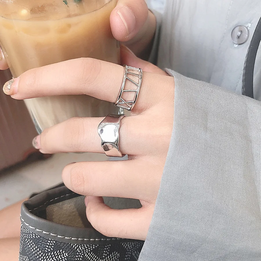 FMILY Minimalist 925 Sterling Silver Personality Geometric Wave Ring Retro Fashion Hip-hop Punk Jewelry for Girlfriend Gift
FMILY Minimalist 925 Sterling Silver Personality Geometric Wave Ring Retro Fashion Hip-hop Punk Jewelry for Girlfriend Gift