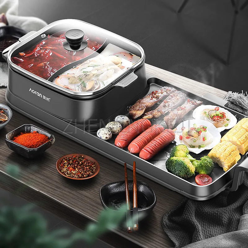 220V Hot Pot Barbecue Pot Household Detachable Fried Machine Quick Heating Roast Fry Boil Multi-function Electric Stove 2200W
220V Hot Pot Barbecue Pot Household Detachable Fried Machine Quick Heating Roast Fry Boil Multi-function Electric Stove 2200W