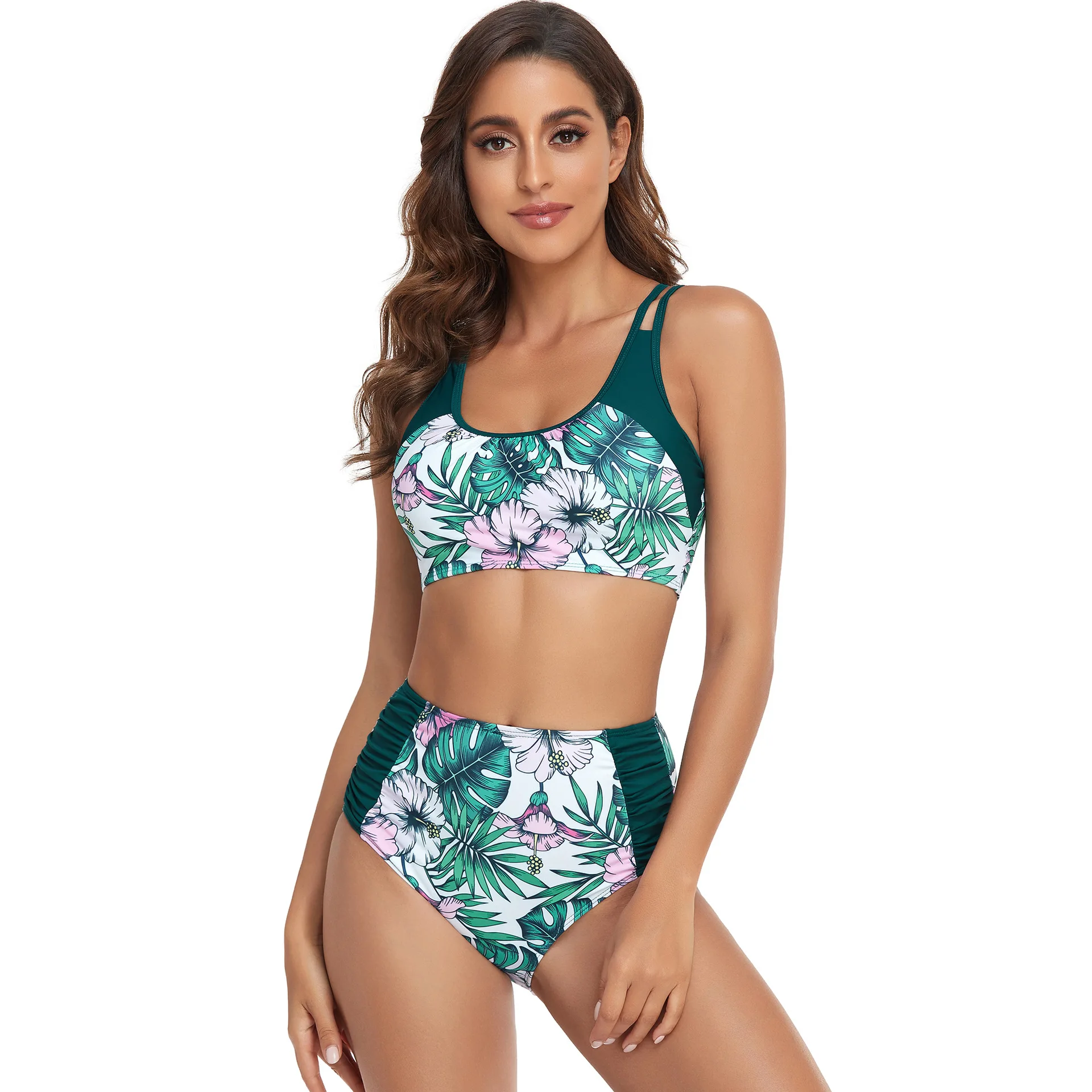 New Beach Print Sexy Bikini Women Floral Two Piece Swimsuit Vintage Push Up Female Swimwear High Waisted Bikini Suimsuit Woman
New Beach Print Sexy Bikini Women Floral Two Piece Swimsuit Vintage Push Up Female Swimwear High Waisted Bikini Suimsuit Woman