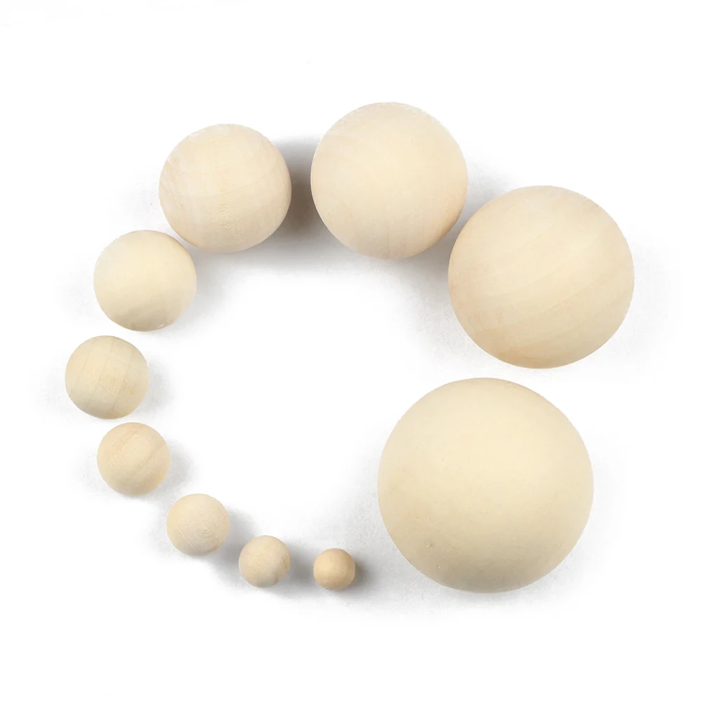 8~40mm Natural Ball Round Spacer Wood Beads Eco-Friendly Wooden Beads for Jewelry making bracelet making Crafts DIY No Hole
8~40mm Natural Ball Round Spacer Wood Beads Eco-Friendly Wooden Beads for Jewelry making bracelet making Crafts DIY No Hole