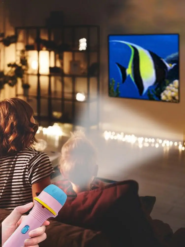Slide Projector Animal Fruit Cartoon Projection Flashlight Toy Night Photo Picture Light Bedtime Learning Fun Toys
Slide Projector Animal Fruit Cartoon Projection Flashlight Toy Night Photo Picture Light Bedtime Learning Fun Toys