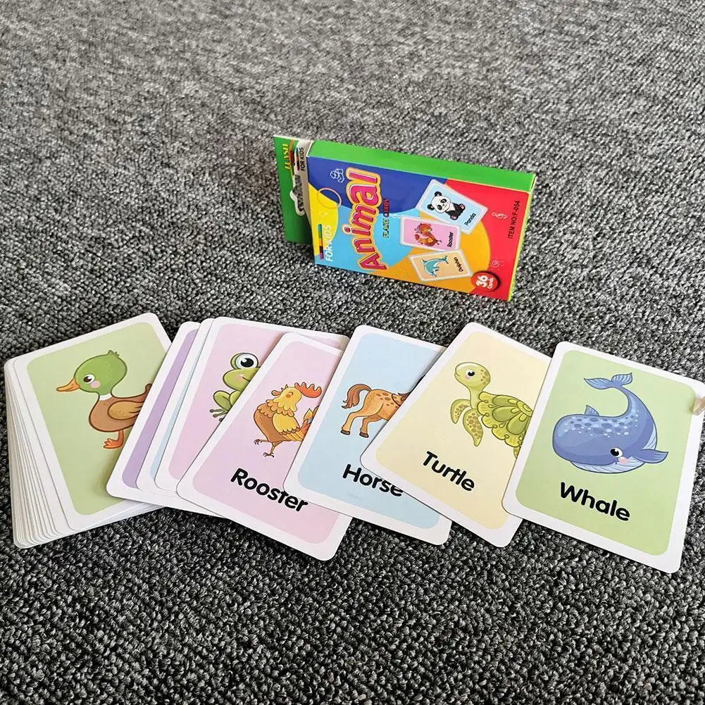 English Flash Card Animal Shape Flash Card Montessori Early Development Learning Educational Toy For Children Kid Gift X8J2
English Flash Card Animal Shape Flash Card Montessori Early Development Learning Educational Toy For Children Kid Gift X8J2