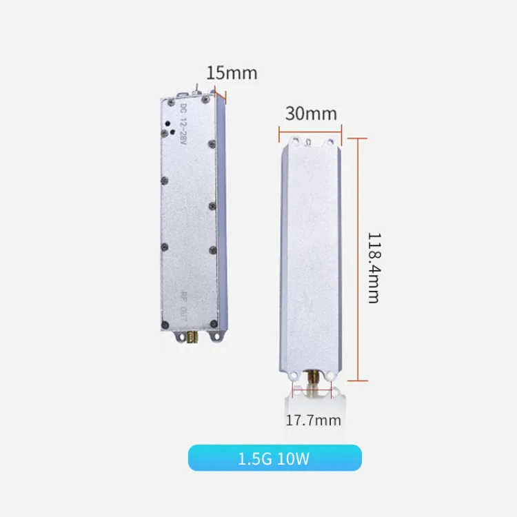 1.5 2.4 5.8G10W UAV Jammer Countermeasure Module Forced Landing Drive Away Portable Special Customization
1.5 2.4 5.8G10W UAV Jammer Countermeasure Module Forced Landing Drive Away Portable Special Customization