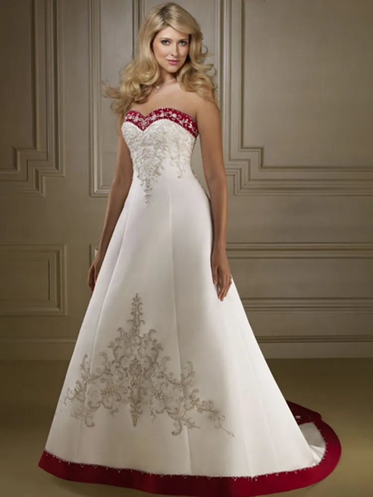 Bride Bridal Best Value Red and White Wedding Dresses China Robe de Marriage Sweetheart Sleeveless Wedding Gowns HSZ332
Bride Bridal Best Value Red and White Wedding Dresses China Robe de Marriage Sweetheart Sleeveless Wedding Gowns HSZ332