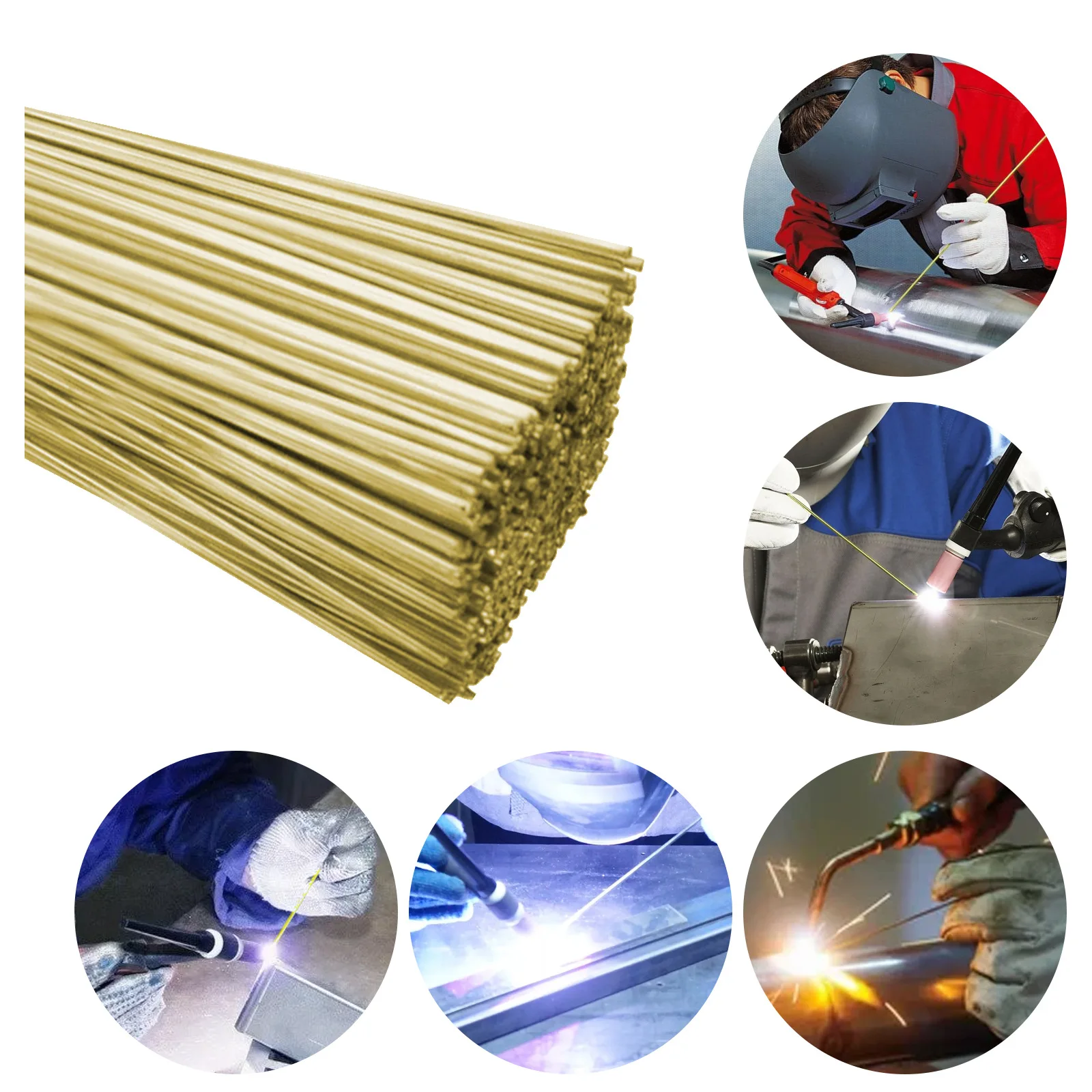 10PCS 1.6mm/2.0mm Brass Welding Rod Welding Wire Bronze Electrode Soldering Rod No Need Solder Powder Welding Rod FU
10PCS 1.6mm/2.0mm Brass Welding Rod Welding Wire Bronze Electrode Soldering Rod No Need Solder Powder Welding Rod FU