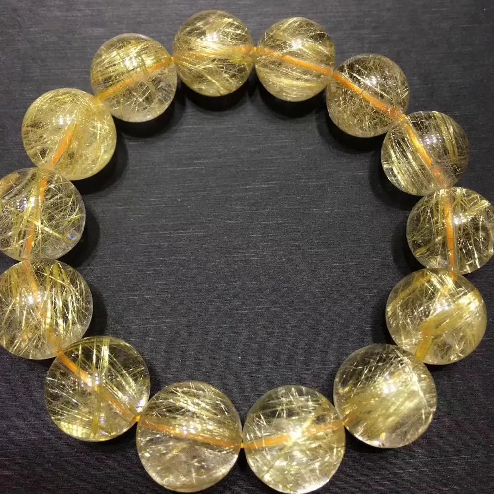 Certificate 15mm Genuine Natural Brazil Gold Rutilated Titanium Bracelet For Women Men Cat Eye Round Beads Crystal Jewelry AAAAA
Certificate 15mm Genuine Natural Brazil Gold Rutilated Titanium Bracelet For Women Men Cat Eye Round Beads Crystal Jewelry AAAAA