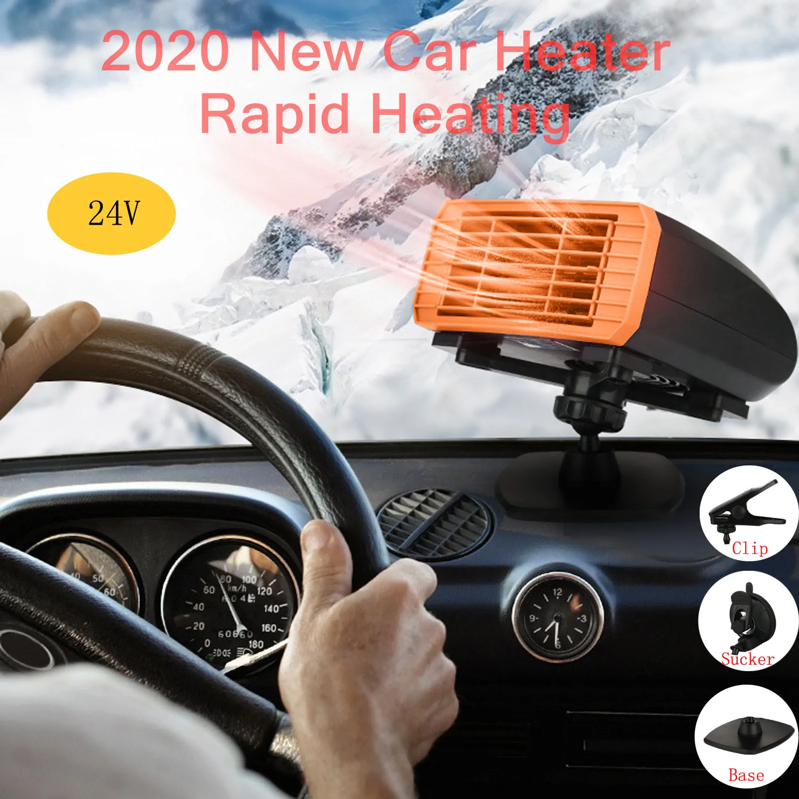 Car Heater 24V 150w 360 degrees Air Heating Heater Defogging Defrost Car Warmer Heater Windscreen Demister Defroster Accessories
Car Heater 24V 150w 360 degrees Air Heating Heater Defogging Defrost Car Warmer Heater Windscreen Demister Defroster Accessories