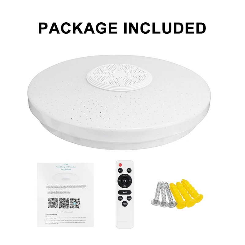 120W Modern RGB LED Ceiling Light APP bluetooth Led Music Ceiling Lamp for Living Room Surface Mounted Smart Led Ceiling Light
120W Modern RGB LED Ceiling Light APP bluetooth Led Music Ceiling Lamp for Living Room Surface Mounted Smart Led Ceiling Light