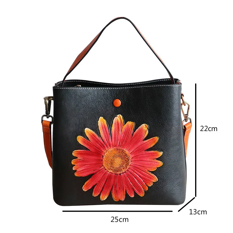 YourSeason 2021 Vintage Handmade Ladies Simple Handbag Genuine Leather Cowhide Women Shoulder Bucket Bags
YourSeason 2021 Vintage Handmade Ladies Simple Handbag Genuine Leather Cowhide Women Shoulder Bucket Bags