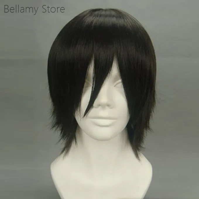 Парик для косплея, вдохновленный кодом Geass Zero Lelouch Lamperouge, короткие черные парики
Парик для косплея, вдохновленный кодом Geass Zero Lelouch Lamperouge, короткие черные парики