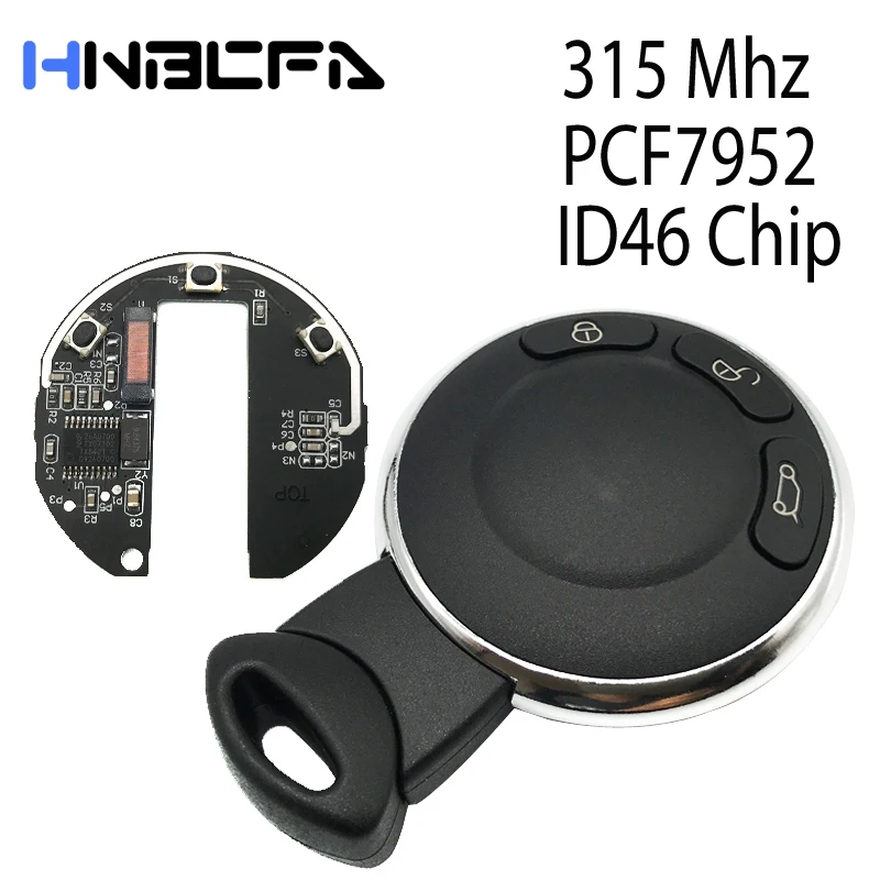 315 МГц для BMW Mini Cooper R56 полный дистанционный ключ PCF7952 Автоматическая смарт-карта без ключа ID46 чип PCF7952
315 МГц для BMW Mini Cooper R56 полный дистанционный ключ PCF7952 Автоматическая смарт-карта без ключа ID46 чип PCF7952