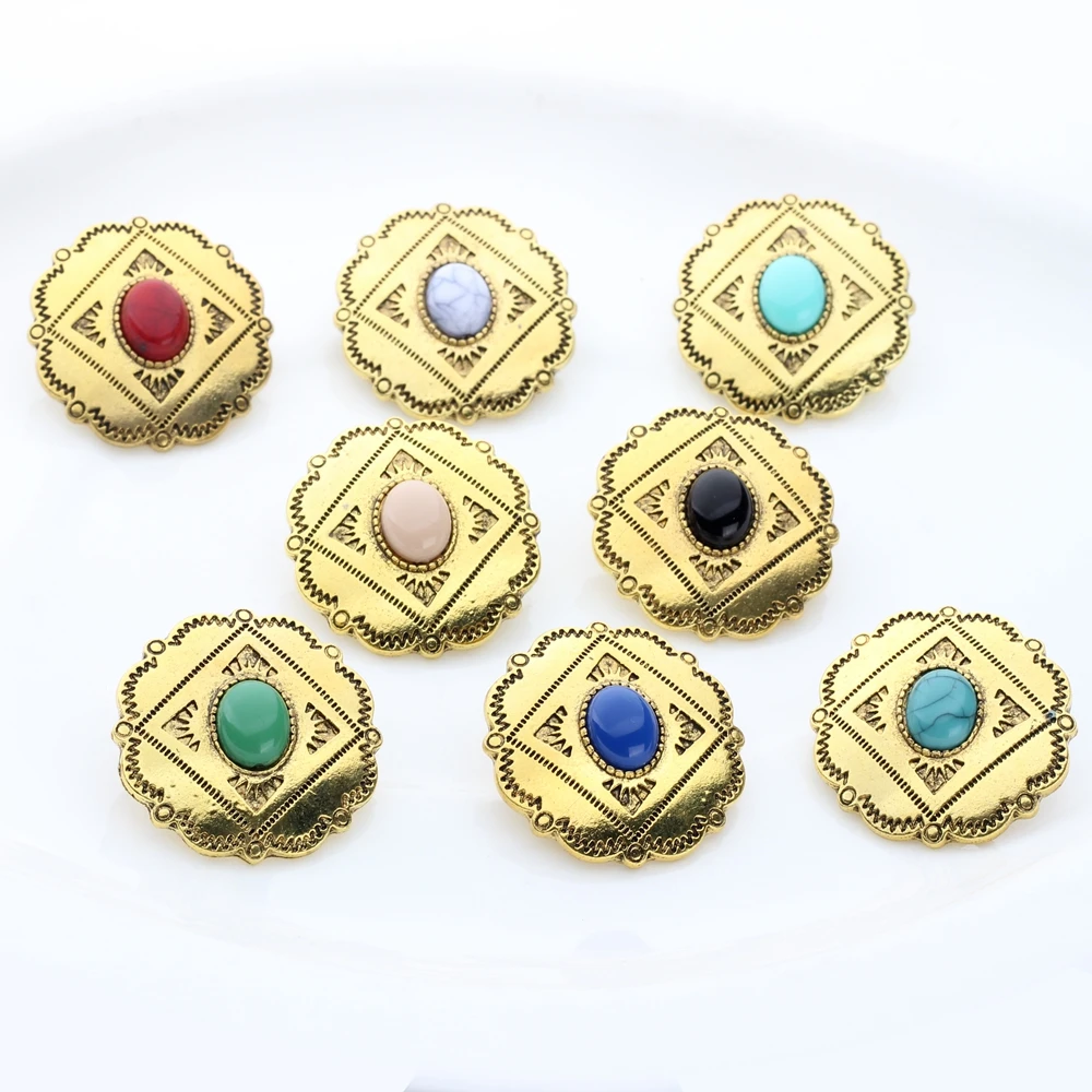 3pcs/lot 30MM Retro Zinc Alloy Charms Pendant Round Flowers Decorative Concho Button For DIY Jewelry Accessories
3pcs/lot 30MM Retro Zinc Alloy Charms Pendant Round Flowers Decorative Concho Button For DIY Jewelry Accessories