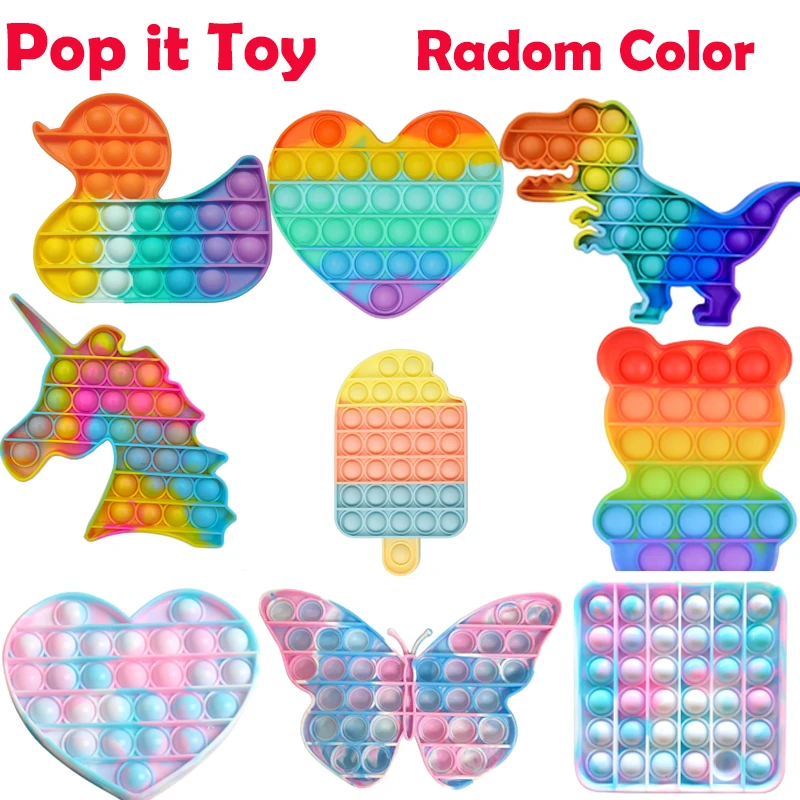 Rainbow Bubble Pops Fidget Kids Toy Sensory Autisim Special Need Its Anti-stress Stress Relief Squishy Fidget Toy Random Color
Rainbow Bubble Pops Fidget Kids Toy Sensory Autisim Special Need Its Anti-stress Stress Relief Squishy Fidget Toy Random Color