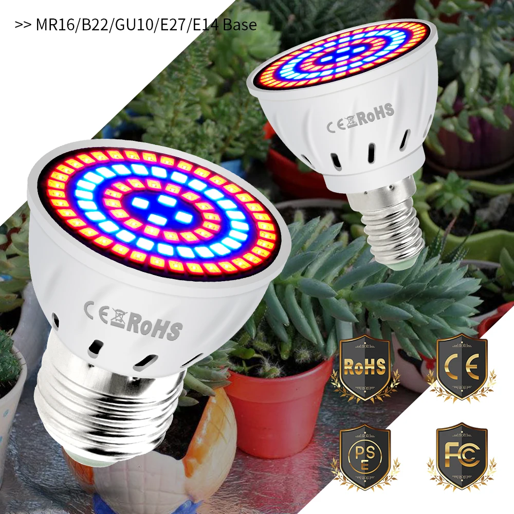 MR16 Growing LED Plant Lamp For Indoor Grow Light E27 Full Spectrum LED Greenhouse Bulb E14 Phyto Lamp 220V GU10 48 60 80led B22
MR16 Growing LED Plant Lamp For Indoor Grow Light E27 Full Spectrum LED Greenhouse Bulb E14 Phyto Lamp 220V GU10 48 60 80led B22