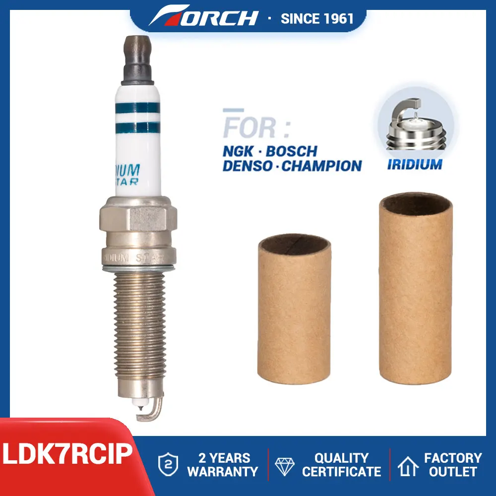 Auto Resistor Bujia Spark Plug IRIDIUM Platinum TORCH LDK7RCIP Replace for ILZKR7A for Audi for Benz for BMW
Auto Resistor Bujia Spark Plug IRIDIUM Platinum TORCH LDK7RCIP Replace for ILZKR7A for Audi for Benz for BMW