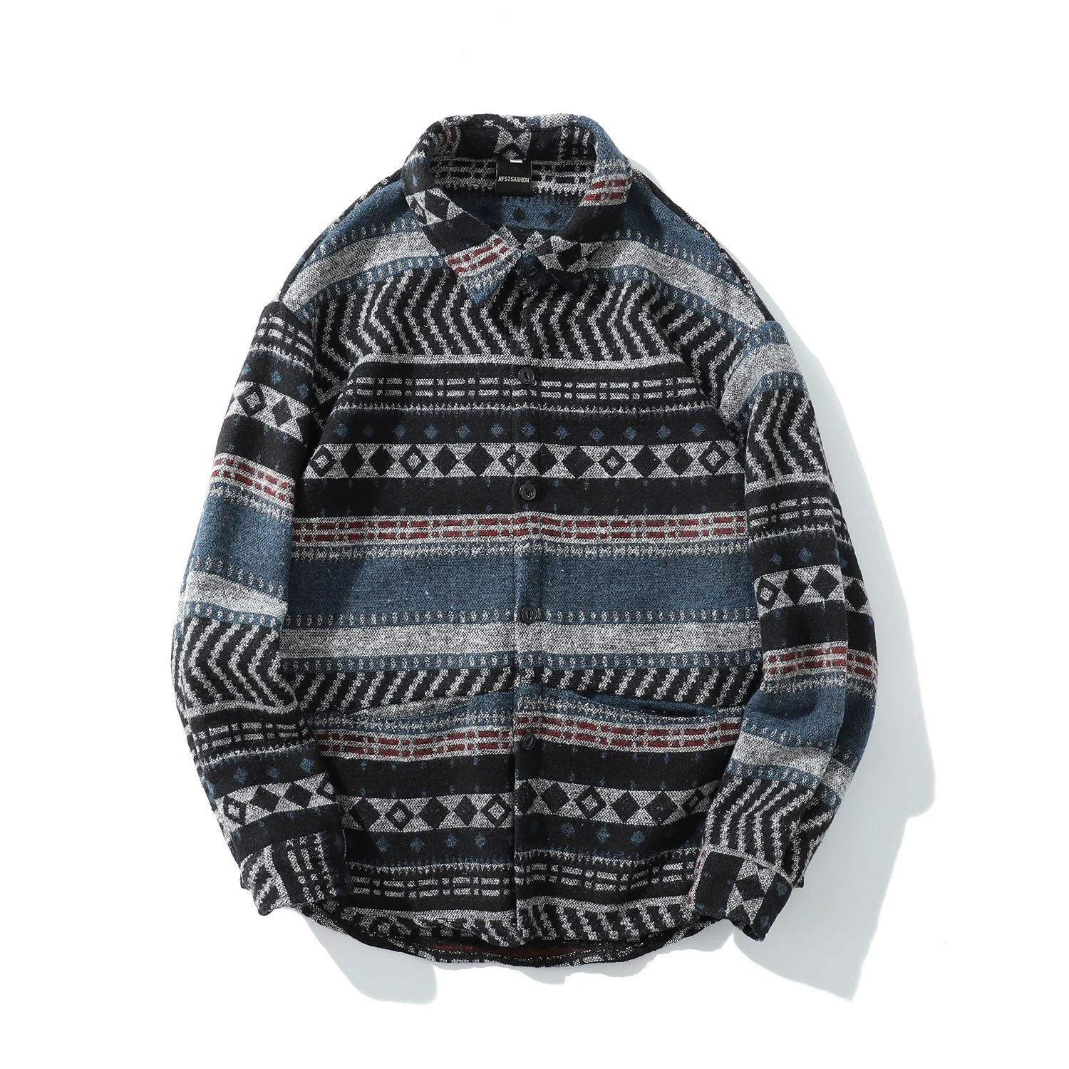 2019 Flannel Woolen Shirt Men Long Sleeve Casual Folk-custom Shirt for Men Vintage Streetwear Clothing Fashion Men Korean Shirts
2019 Flannel Woolen Shirt Men Long Sleeve Casual Folk-custom Shirt for Men Vintage Streetwear Clothing Fashion Men Korean Shirts