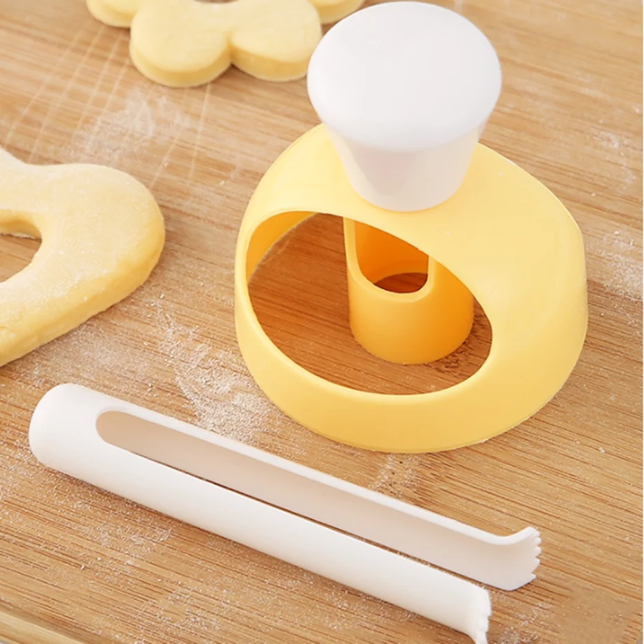 Creative DIY Donut Mold Cake Decorating Tools Plastic Desserts Bread Cutter Maker Baking Supplies Kitchen | Дом и сад