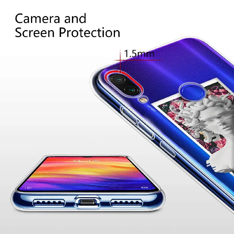 Давид Микеланджело Римская Статуя для Xiaomi Mi Redmi Note 5 6 7 8 9 10 lite Pro Plus Мягкий ТПУ
