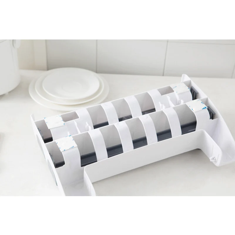 Kitchen Organizer Cling Film Sauce Bottle Storage Rack Tin Foil Paper Towel Holder Kitchen Shelf Plastic Wrap Cutting Tools
Kitchen Organizer Cling Film Sauce Bottle Storage Rack Tin Foil Paper Towel Holder Kitchen Shelf Plastic Wrap Cutting Tools