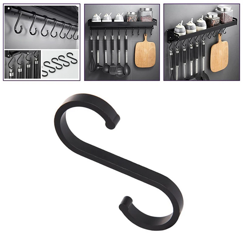 5 PCS Space Aluminuml Practical Hooks S Shape Kitchen Railing S Hanger Hook Clasp Holder Hooks For Hanging Clothes Handbag Hook
5 PCS Space Aluminuml Practical Hooks S Shape Kitchen Railing S Hanger Hook Clasp Holder Hooks For Hanging Clothes Handbag Hook