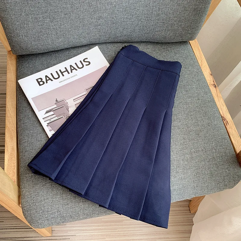 Spring Summer JK Uniform Skirt Anti-wrinkle Pure Color Pleated Women Large Size A-Line Japanese Students Skirt Short
Spring Summer JK Uniform Skirt Anti-wrinkle Pure Color Pleated Women Large Size A-Line Japanese Students Skirt Short
