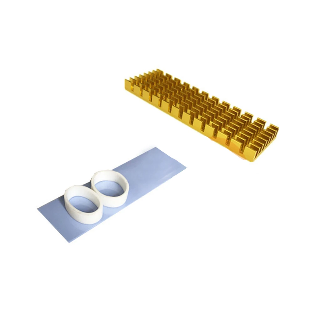 Heat Sink Computer Cooler Thermal Conductive Accessories Aluminum Replacement Universal SSD Hard Drive Thickness For NVME 2280
Heat Sink Computer Cooler Thermal Conductive Accessories Aluminum Replacement Universal SSD Hard Drive Thickness For NVME 2280