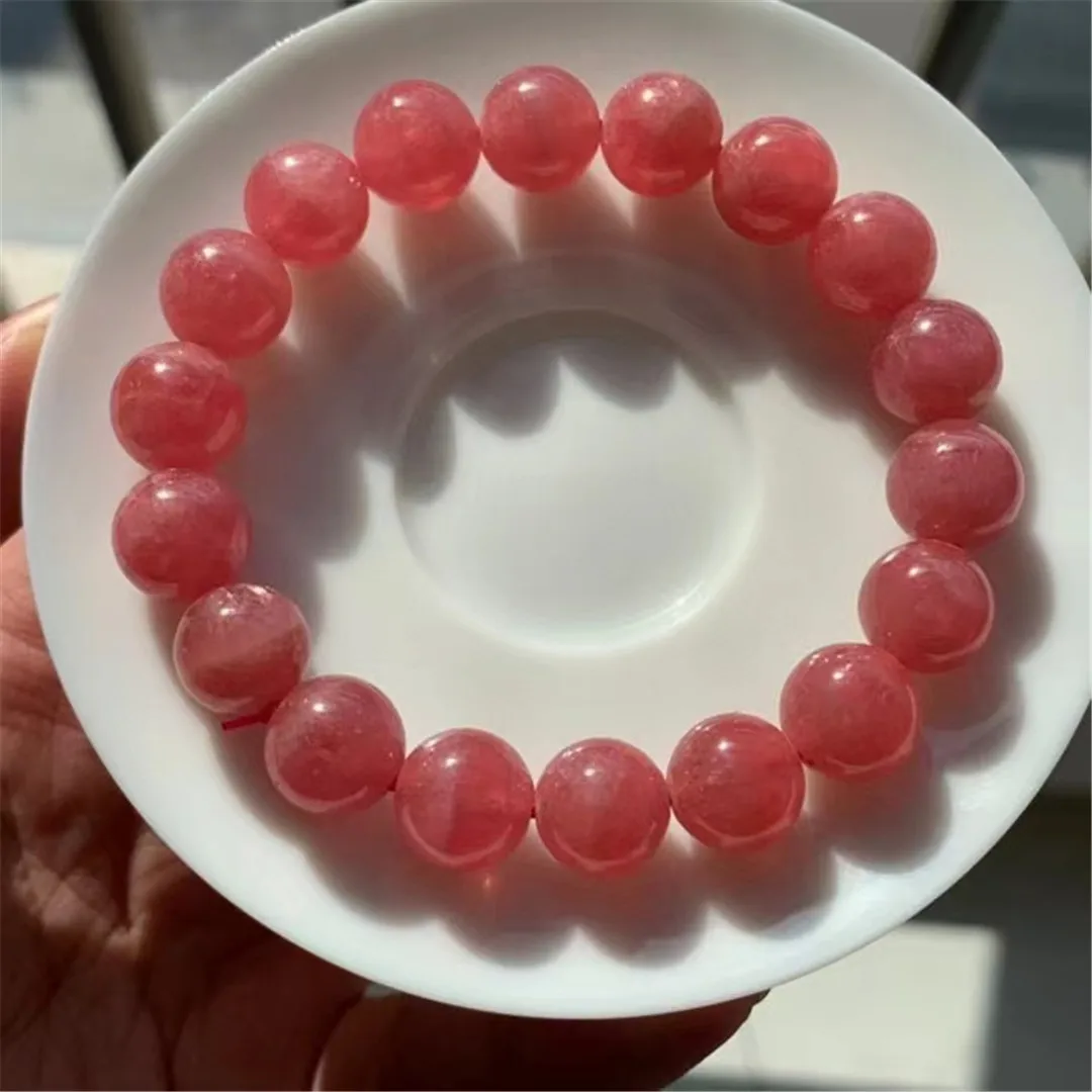 11mm Natural Ice Rhodochrosite Bracelet For Woman Lady Man Healing Love Gift Crystal Beads Stone Gemstone Strands Jewelry AAAAA
11mm Natural Ice Rhodochrosite Bracelet For Woman Lady Man Healing Love Gift Crystal Beads Stone Gemstone Strands Jewelry AAAAA