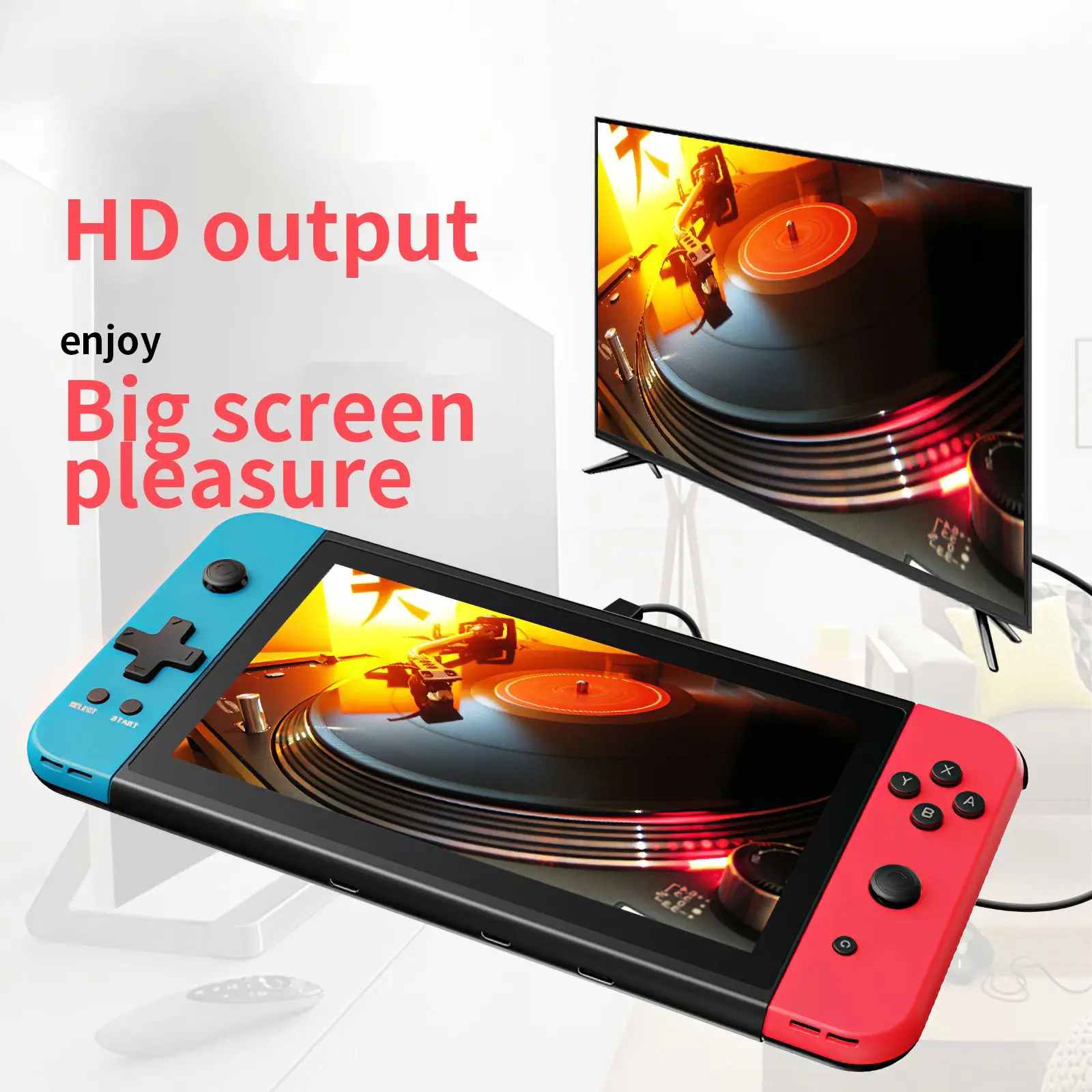 X2 7inch IPS 1080*720P Handheld Game Console High-Definition Game Console Game Emulator Console High Definition Output
X2 7inch IPS 1080*720P Handheld Game Console High-Definition Game Console Game Emulator Console High Definition Output