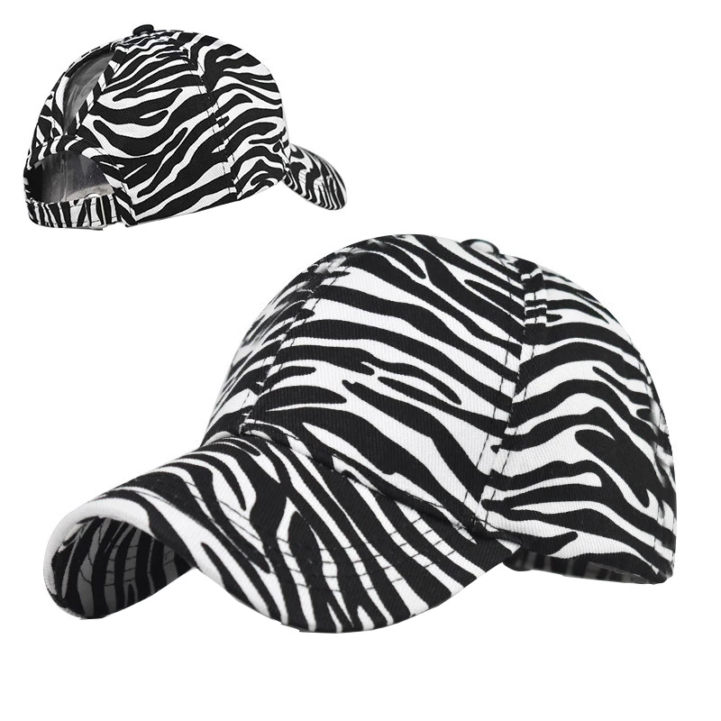 Women Seasons Cotton Zebra Pattern Ponytail Baseball Cap Female Casual Outdoor Sun Hat Girl Sport Gorras Adjust with Buckle
Women Seasons Cotton Zebra Pattern Ponytail Baseball Cap Female Casual Outdoor Sun Hat Girl Sport Gorras Adjust with Buckle