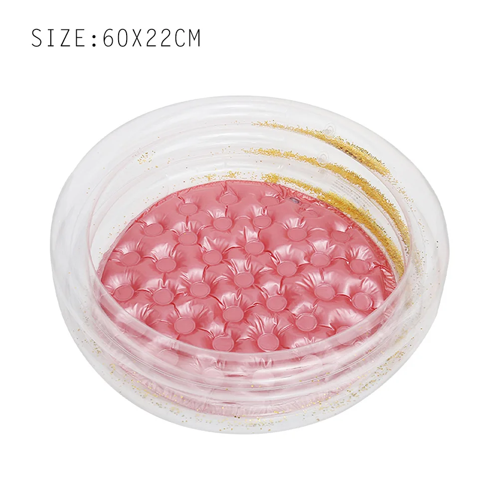 Portable Play Toys Paddling Bathtub Garden Sequin Decor Fun Round Inflatable Pool For Kids PVC Basin Outdoor Soft Floor Summer
Portable Play Toys Paddling Bathtub Garden Sequin Decor Fun Round Inflatable Pool For Kids PVC Basin Outdoor Soft Floor Summer
