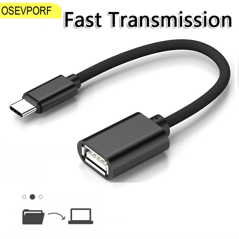 For Mobile Phones Computer USB 3.0 Type C Male To USB Female OTG Data Cord Adapter Type-C Adapter for Samsung Huawei Xiaomi OTG
For Mobile Phones Computer USB 3.0 Type C Male To USB Female OTG Data Cord Adapter Type-C Adapter for Samsung Huawei Xiaomi OTG
