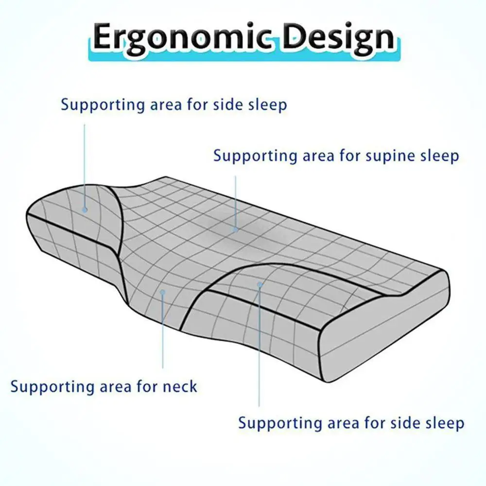 Memory Foam Bedding Pillow Neck protection Slow Rebound Health Foam Cervical Memory Shaped size Neck Pillow in Butterfly 50 Q3P9
Memory Foam Bedding Pillow Neck protection Slow Rebound Health Foam Cervical Memory Shaped size Neck Pillow in Butterfly 50 Q3P9