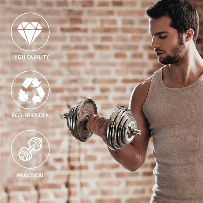 BESPORTBLE A Pair of Dumbbell Bars Stainless Steel Dumbbell Handles Weight Lifting Spinlock Collar Set for Dumbbell Bars 350mm
BESPORTBLE A Pair of Dumbbell Bars Stainless Steel Dumbbell Handles Weight Lifting Spinlock Collar Set for Dumbbell Bars 350mm