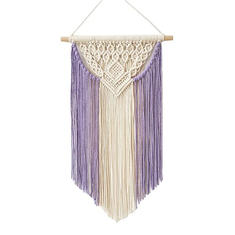 Macrame Wall Hanging Boho Home Chic Bohemian Geometric Art Decor, Beautiful Apartment Bedroom Living Room Decoration
Macrame Wall Hanging Boho Home Chic Bohemian Geometric Art Decor, Beautiful Apartment Bedroom Living Room Decoration