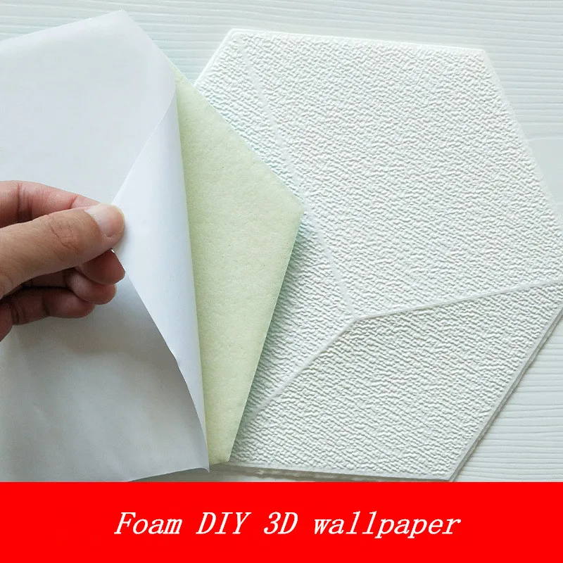 Foam DIY 3D wall sticker hexagon TV background wall Decor sticker self-adhesive PVC waterproof Old wall renovation wallpaper
Foam DIY 3D wall sticker hexagon TV background wall Decor sticker self-adhesive PVC waterproof Old wall renovation wallpaper