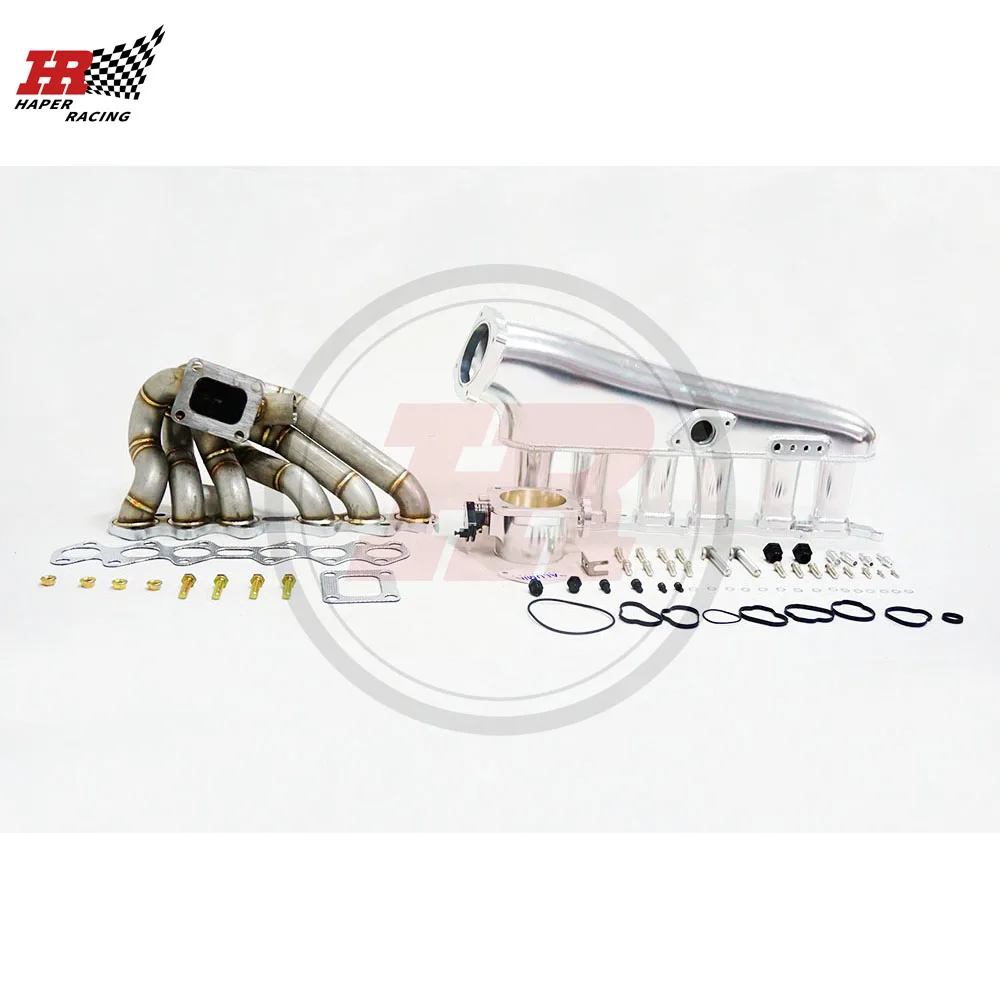 Haper Racing High Quality Billet Intake Manifold and 45mm Thick Turbo Manifold For Supra 2JZ 2JZ-GTE Engine 1993-1998
Haper Racing High Quality Billet Intake Manifold and 45mm Thick Turbo Manifold For Supra 2JZ 2JZ-GTE Engine 1993-1998