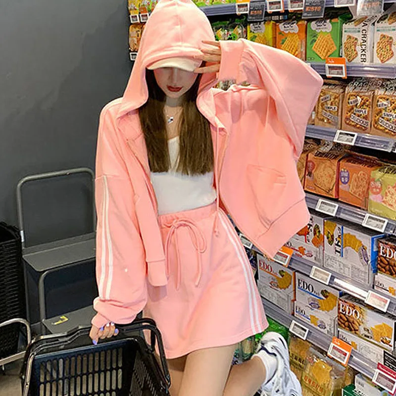 Women Set Clothing 2022 Spring Autumn Mini Dress and Hoodie 2 Pieces Suit Oversize Sweatshirt Plus Size Ladies Casual Outfits
Women Set Clothing 2022 Spring Autumn Mini Dress and Hoodie 2 Pieces Suit Oversize Sweatshirt Plus Size Ladies Casual Outfits
