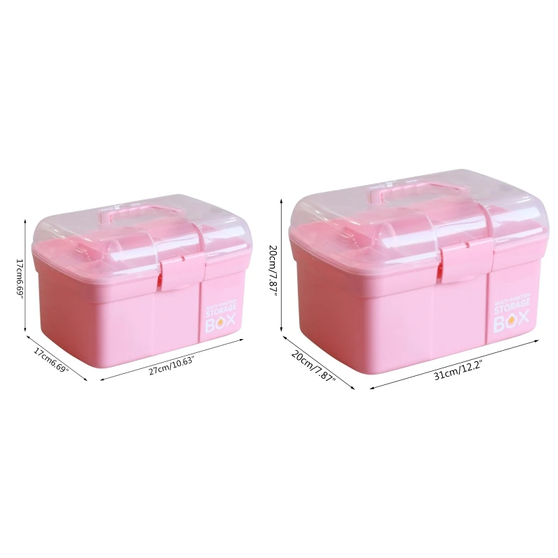 Professional Portable Nail Toolbox For Manicurists Double-layer Storage Box Nail Art Tool Case
Professional Portable Nail Toolbox For Manicurists Double-layer Storage Box Nail Art Tool Case