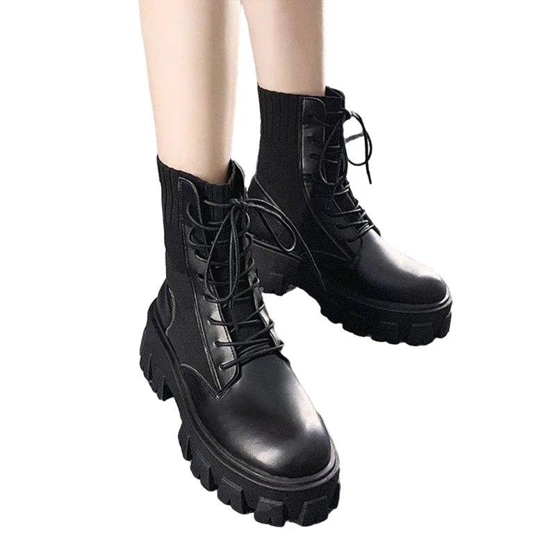 Heel Women Shoes Winter Platform Boots Warm Autumn Female 2022 Modem Motorcycle Lace-Up Solid Round Toe Concise Non-slip Casual
Heel Women Shoes Winter Platform Boots Warm Autumn Female 2022 Modem Motorcycle Lace-Up Solid Round Toe Concise Non-slip Casual