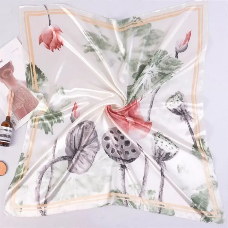Silk Scarf Women Print Hair Neck Square Scarves Office Ladies Shawl Bandanna 90X90CM Muslim Hijab Handkerchief Muffler Foulard
Silk Scarf Women Print Hair Neck Square Scarves Office Ladies Shawl Bandanna 90X90CM Muslim Hijab Handkerchief Muffler Foulard
